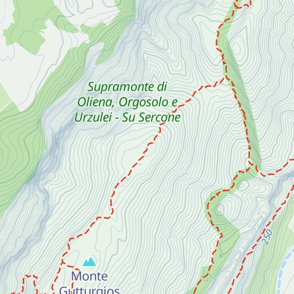 Map of Fruncu Mannu