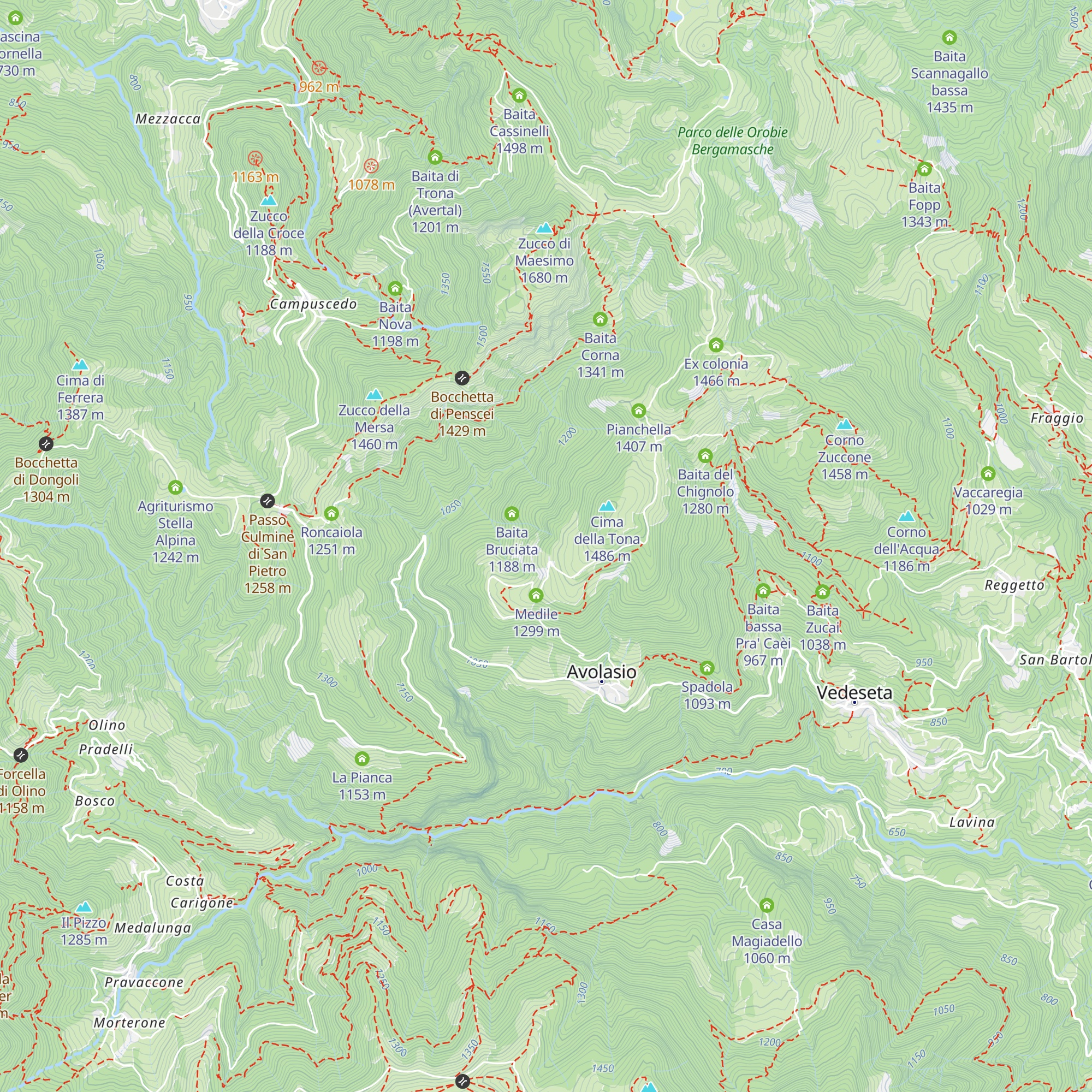 Baita Lelape map
