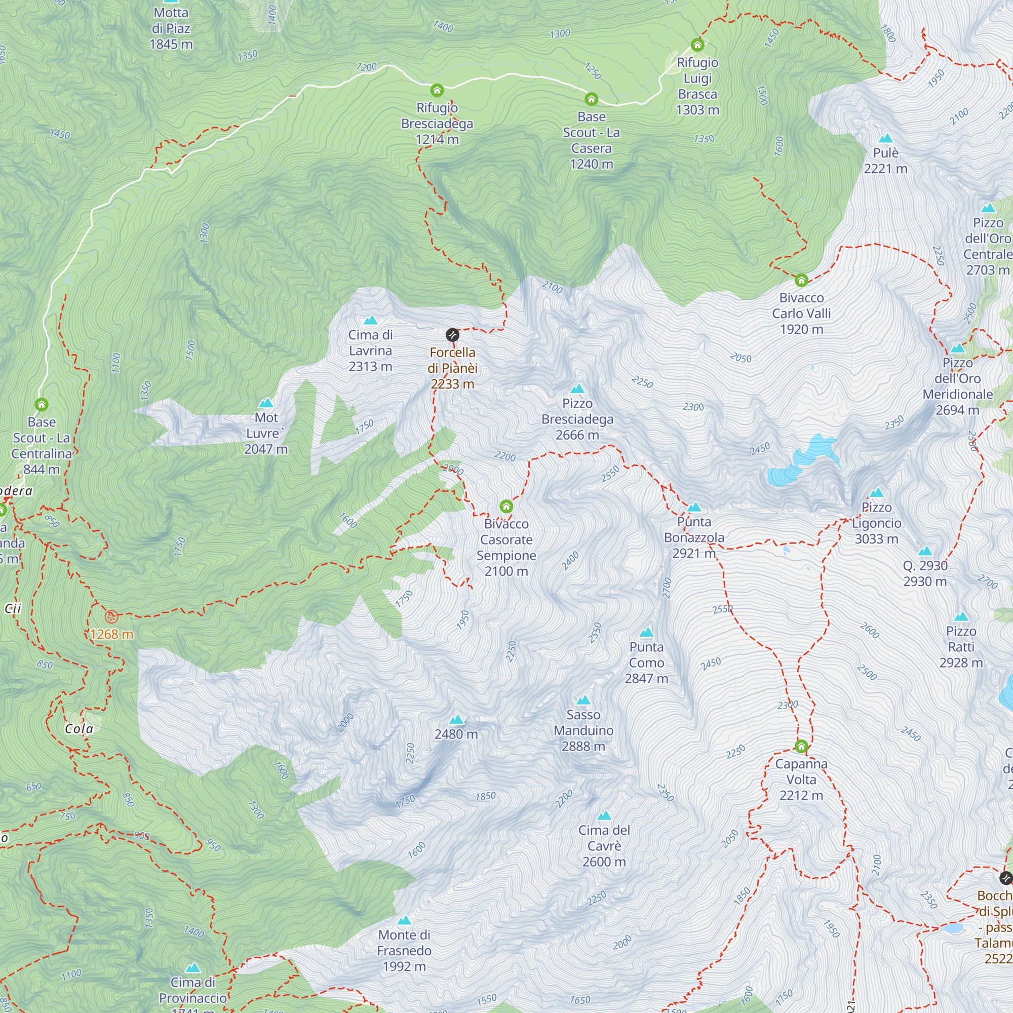 Bivacco Casorate Sempione map