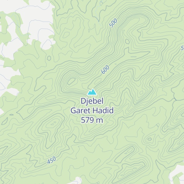 Map of Djebel Garet Hadid