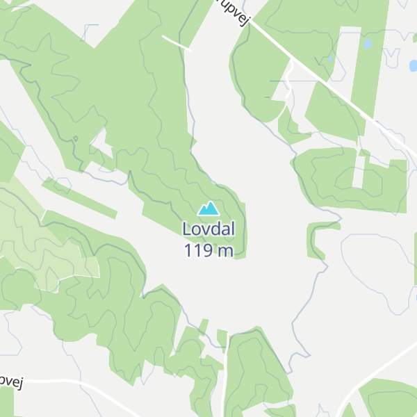 Map of Lovdal