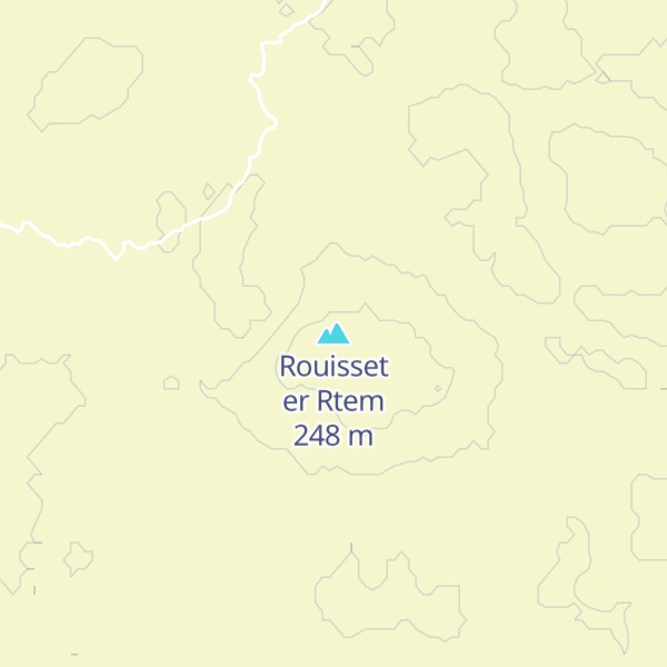 Map of Rouisset er Rtem