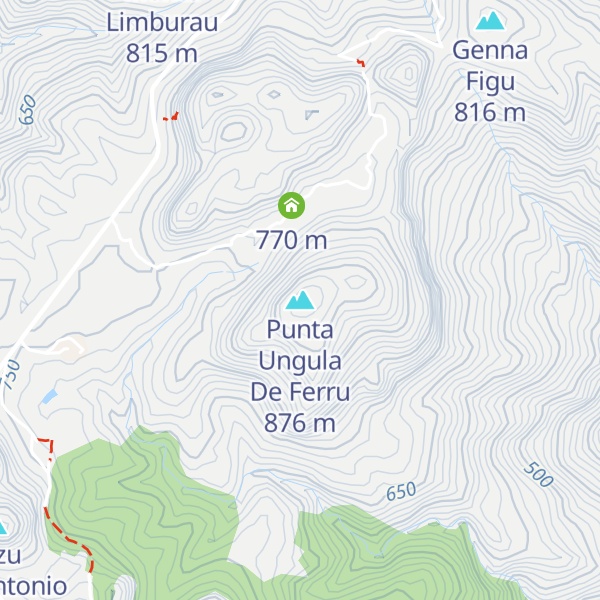 Map of Punta Ungula De Ferru
