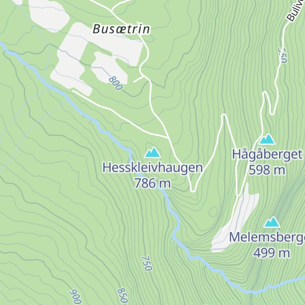 Map of Hesskleivhaugen
