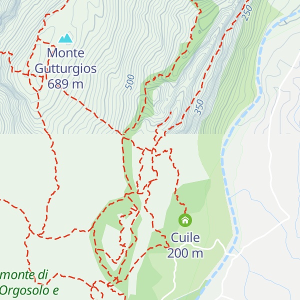 Map of Cuile Su Listincu