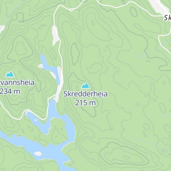 Map of Skredderheia