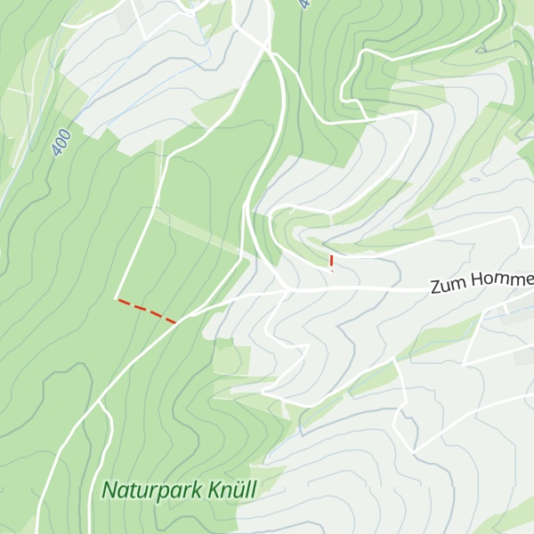 Map of Schutzhütte am Hommerholz