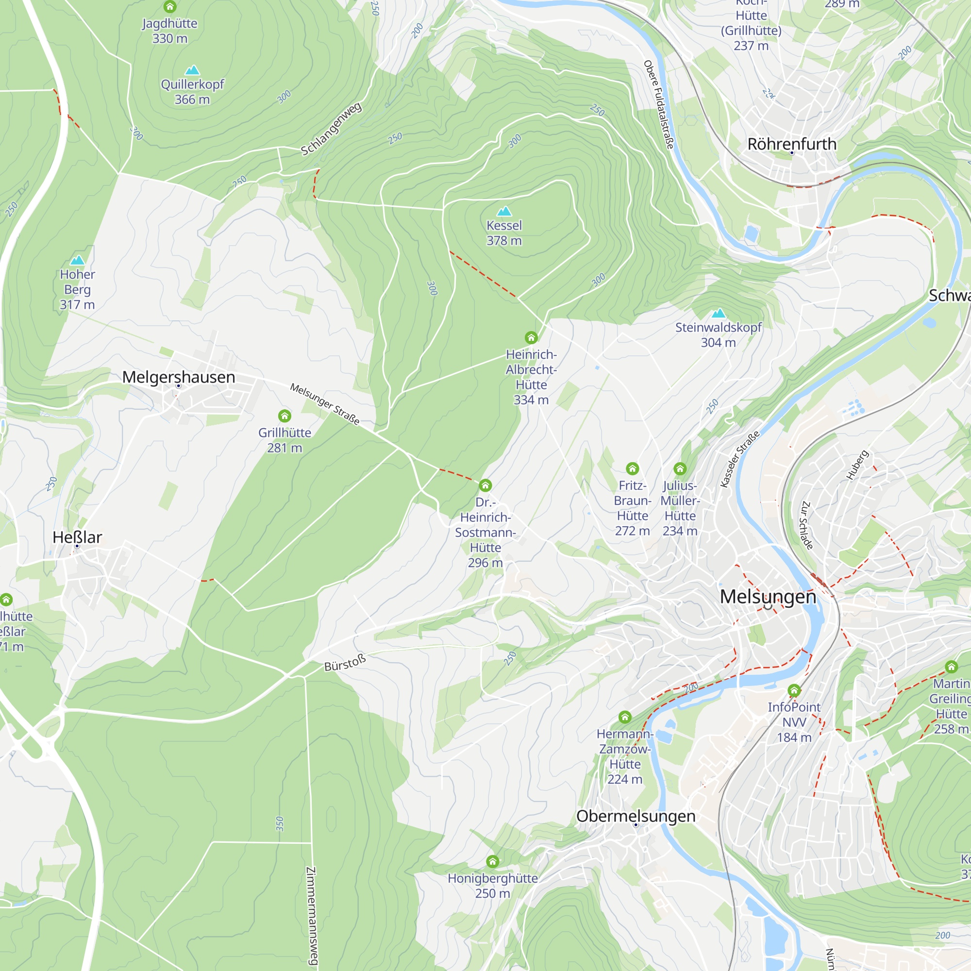 Dr.-Heinrich-Sostmann-Hütte map
