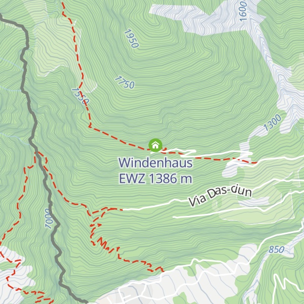 Map of EWZ Bosch da Zop