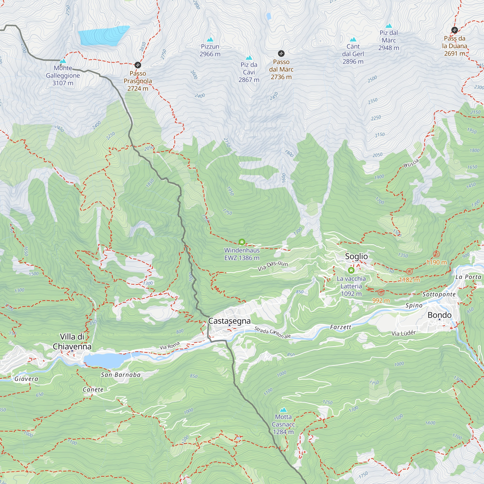 Windenhaus EWZ map