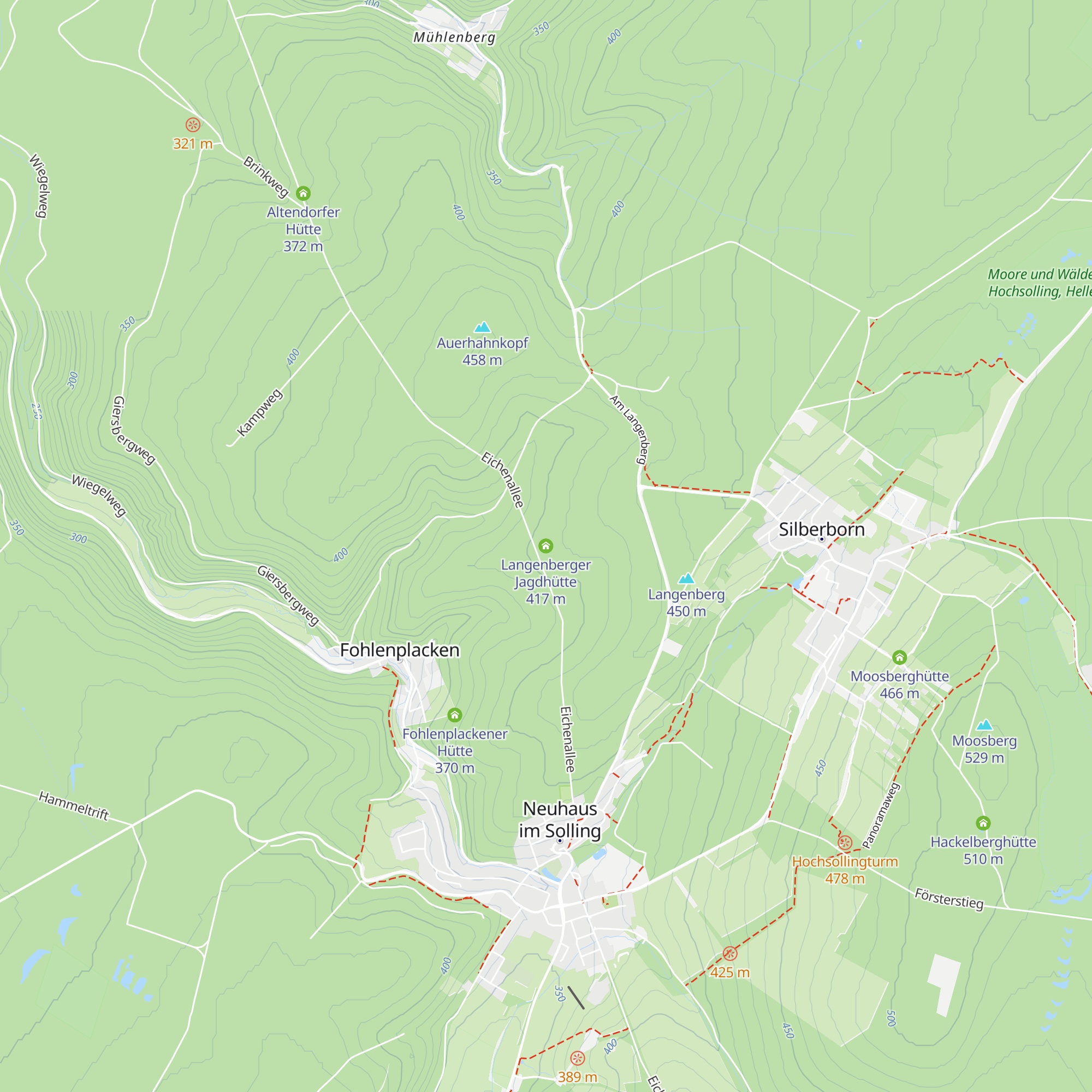 Langenberger Jagdhütte map