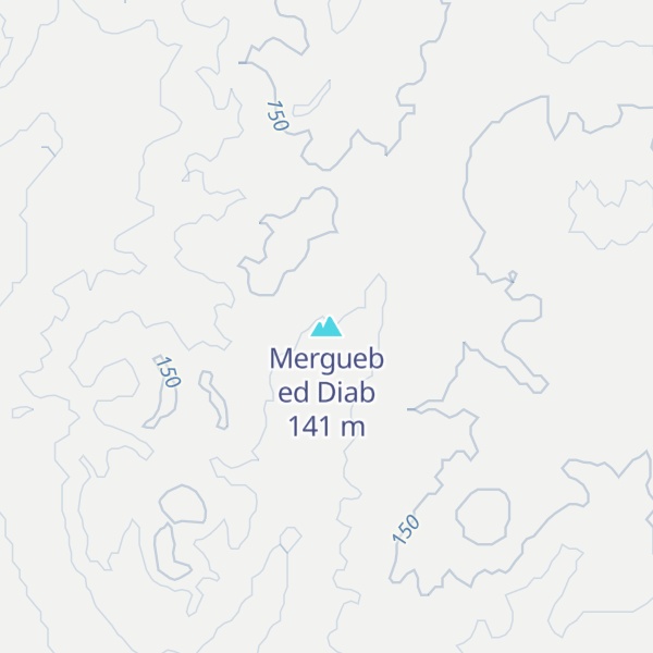 Map of Mergueb ed Diab