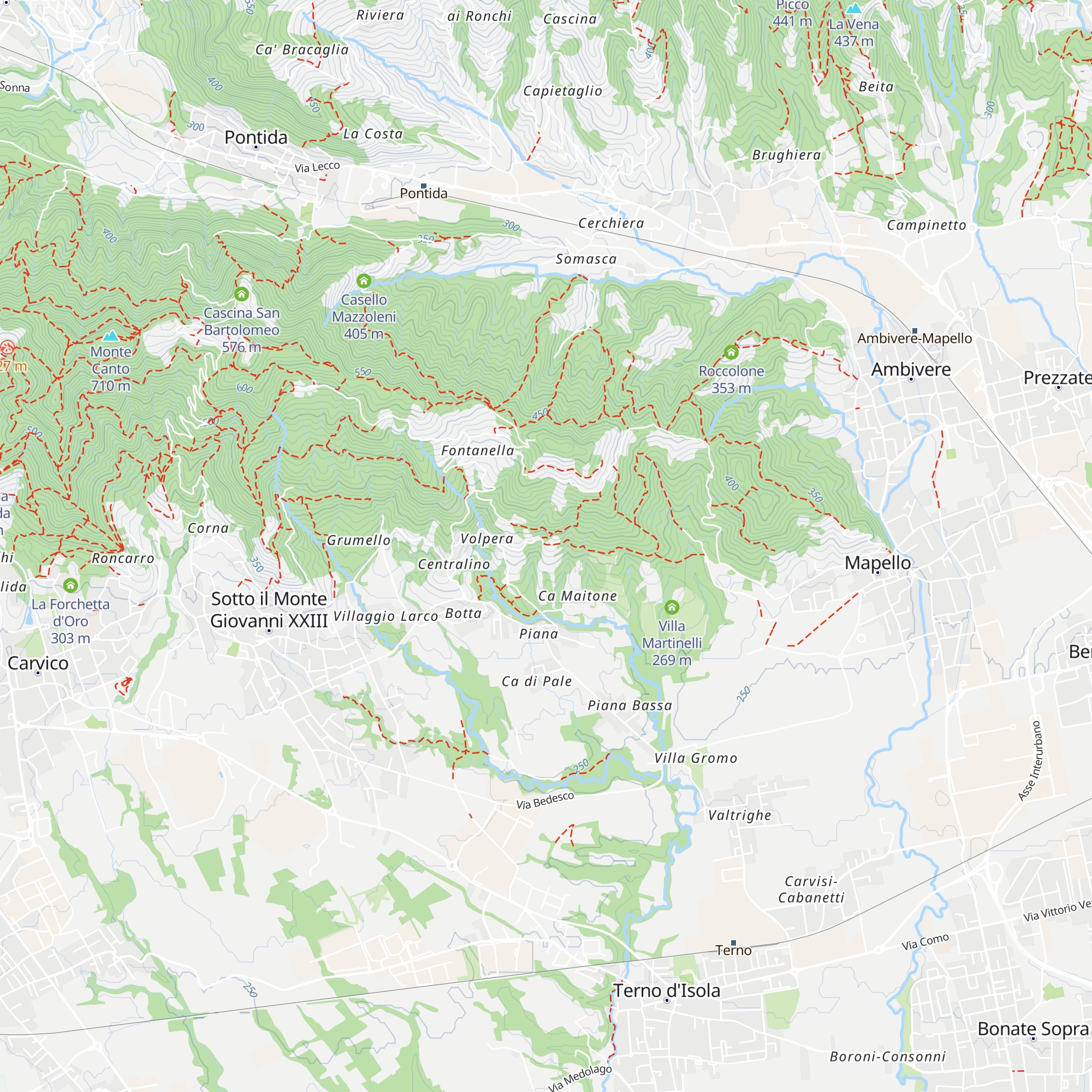 Ca' Volper map