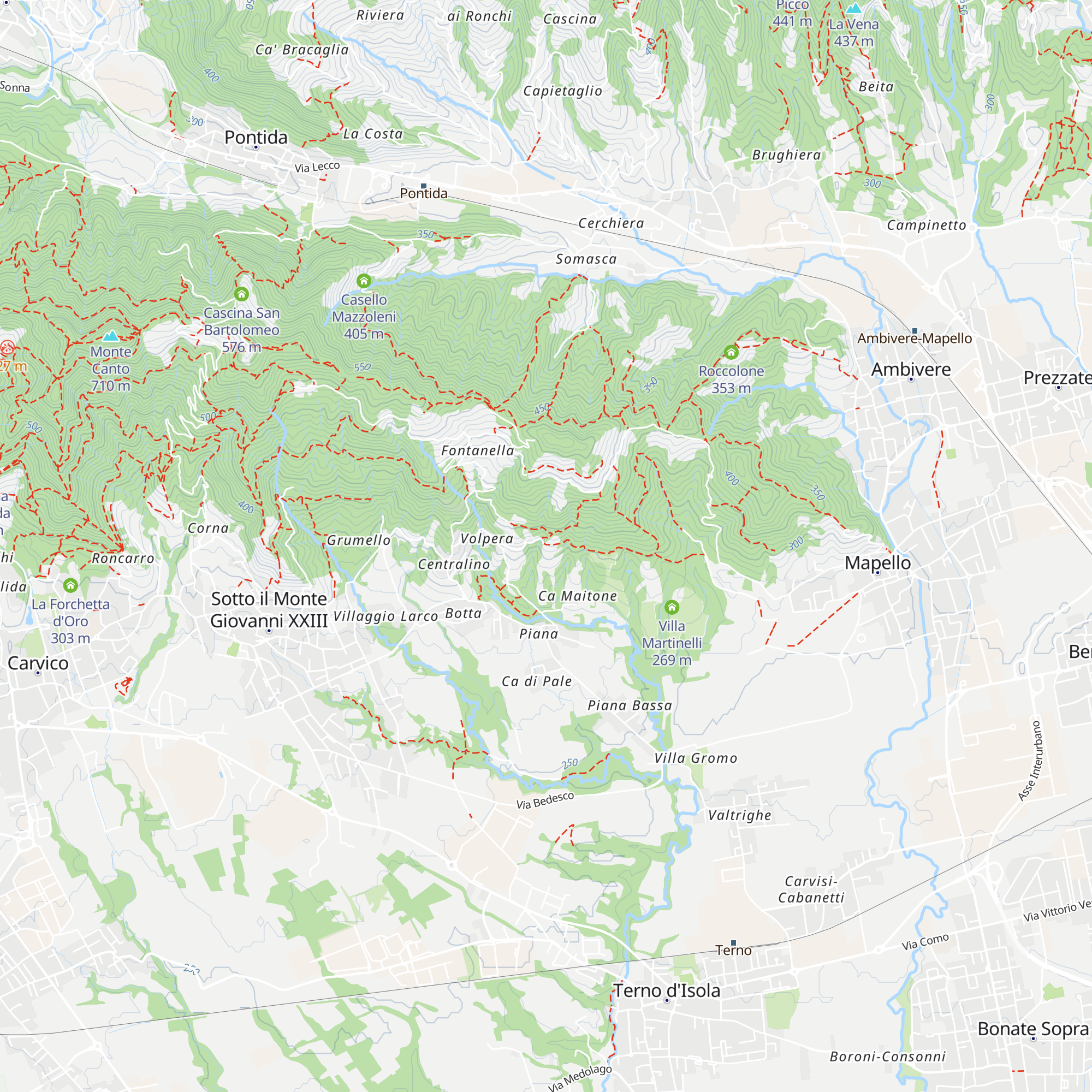 Ca' Volper map