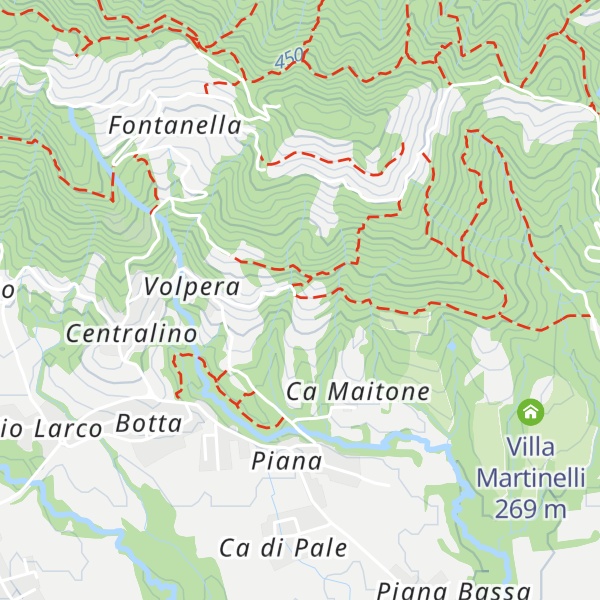 Map of Ca' Volper
