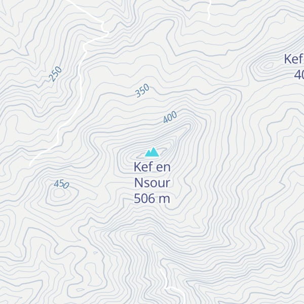 Map of Kef en Nsour