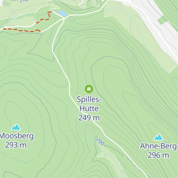 Map of Spilles-Hütte