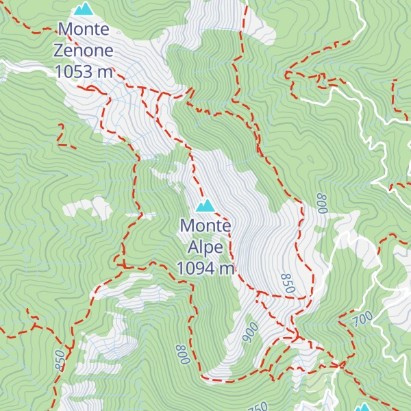 Map of Monte Alpe