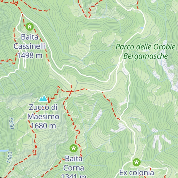 Map of Casera di Maesimo