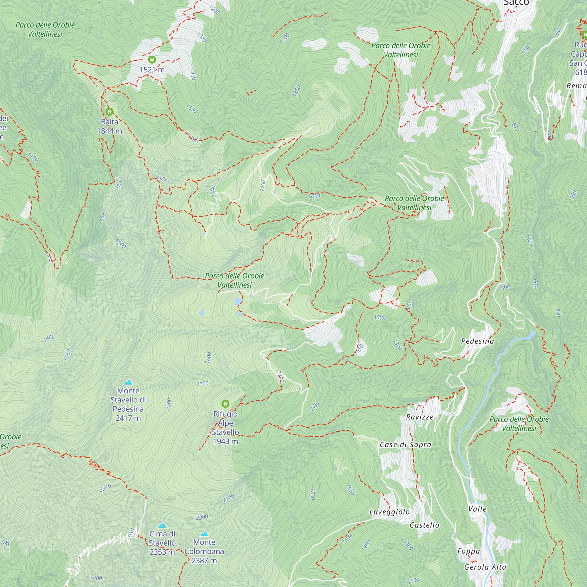 Baita Ven map