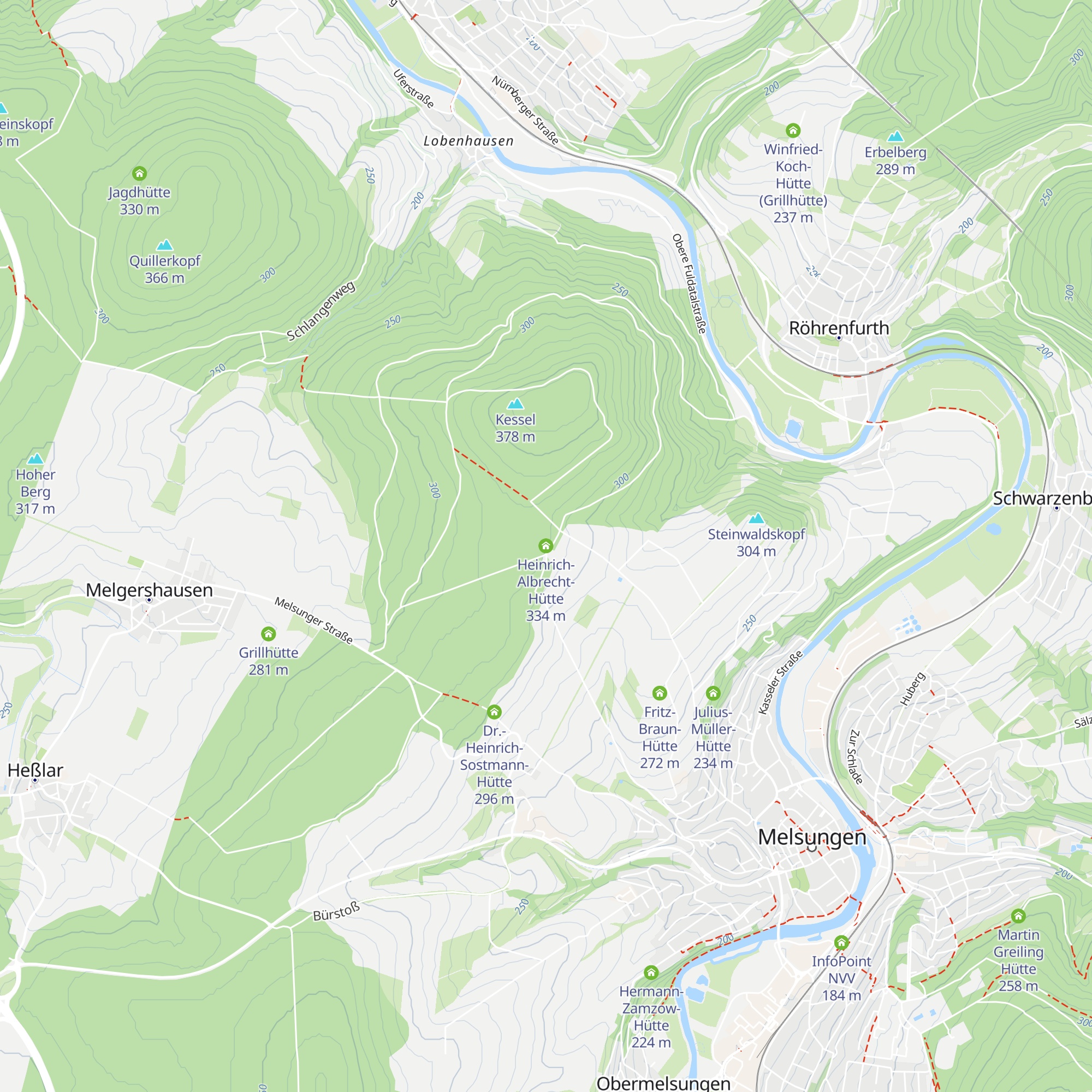 Heinrich-Albrecht-Hütte map