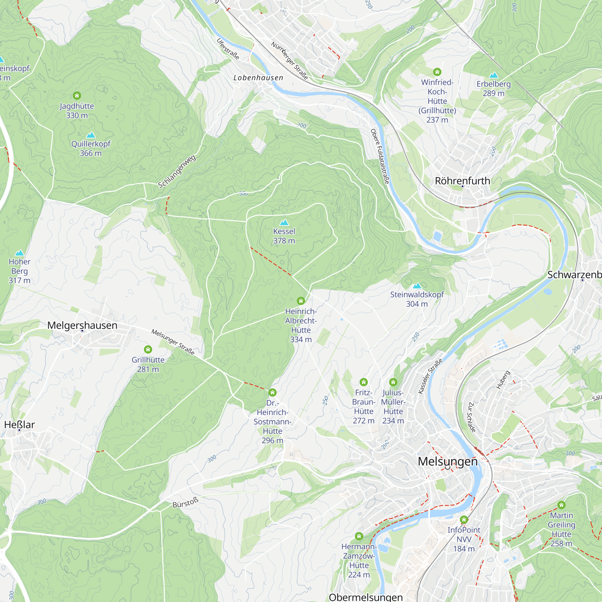 Heinrich-Albrecht-Hütte map