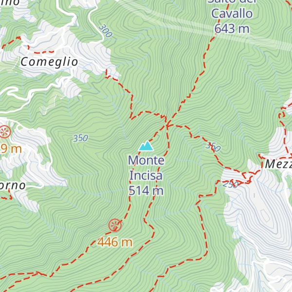 Map of Monte Incisa