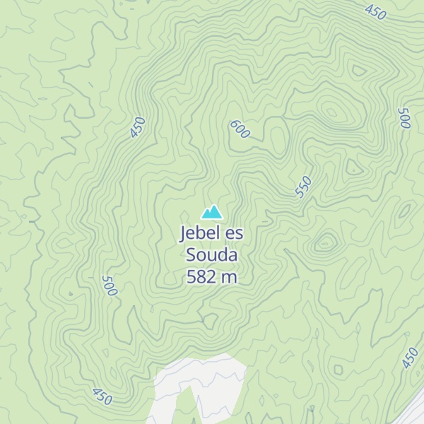 Map of Jebel es Souda