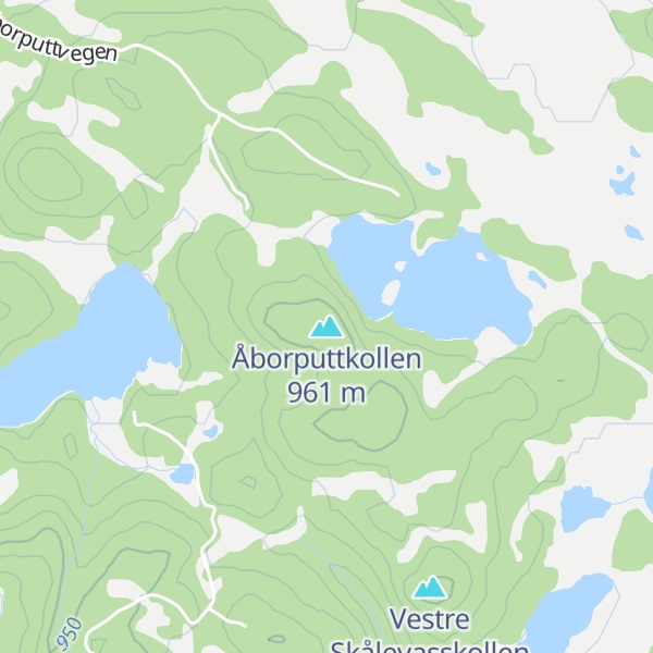 Map of Åborputtkollen