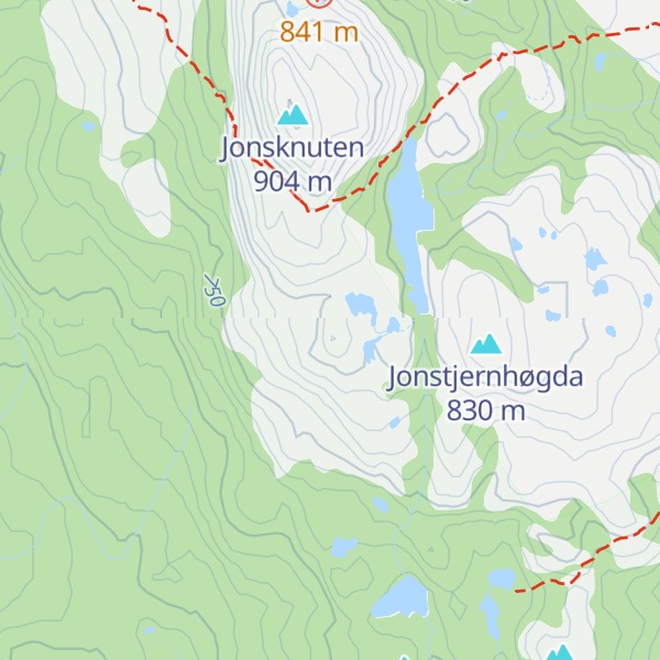 Map of Lilleknuten