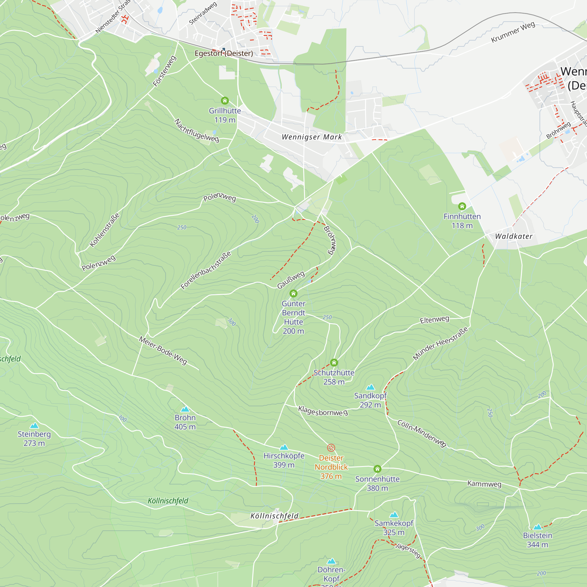 Günter Berndt Hütte map