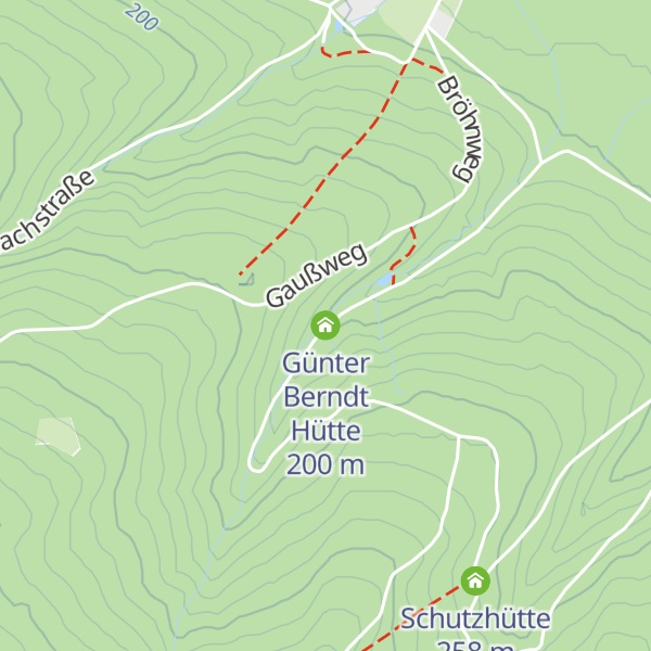 Map of Günter Berndt Hütte