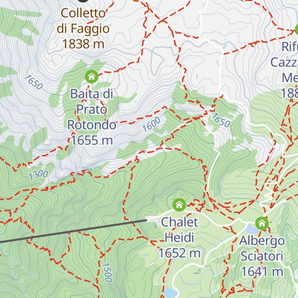 Map of Baitello del Vallone