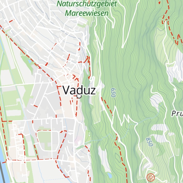 Map of Vaduz Castle
