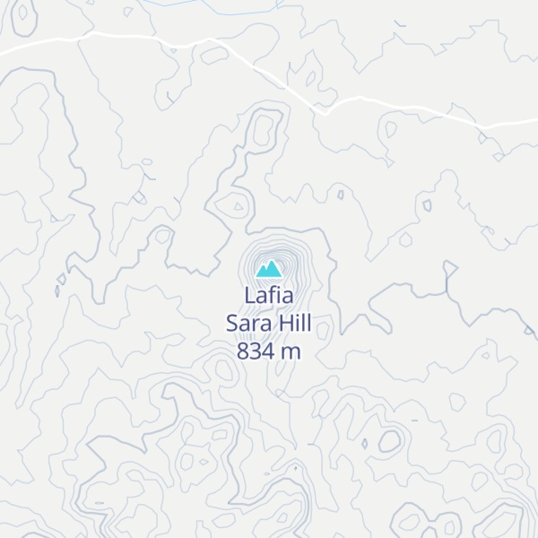 Map of Lafia Sara Hill