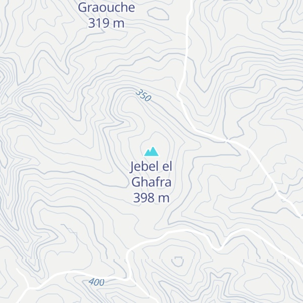 Map of Jebel el Ghafra