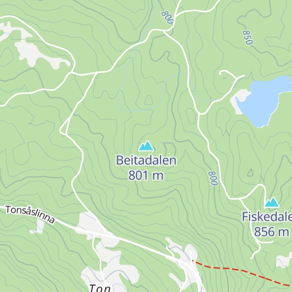 Map of Beitadalen