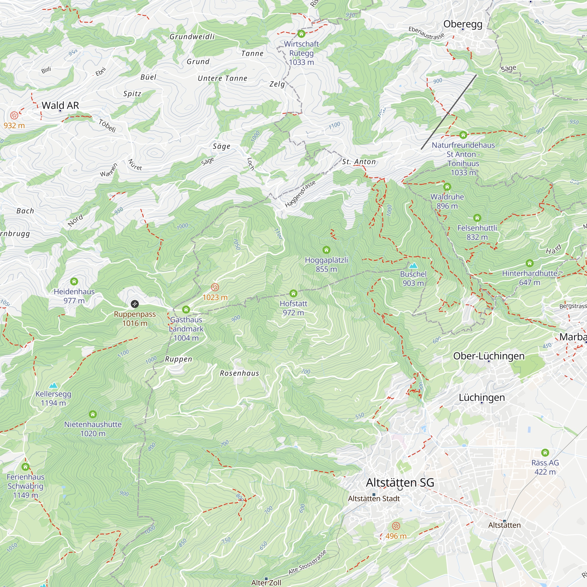 Hofstatt map