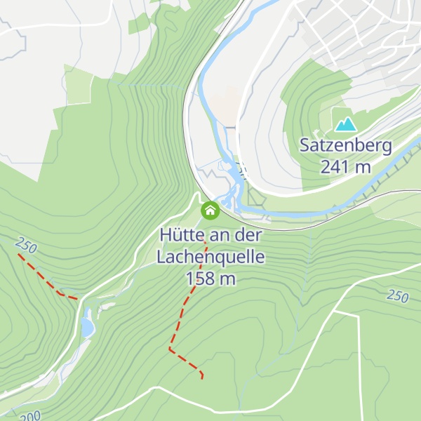 Map of Hütte an der Lachenquelle