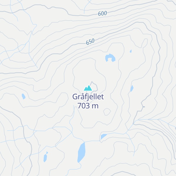 Map of Gråfjellet