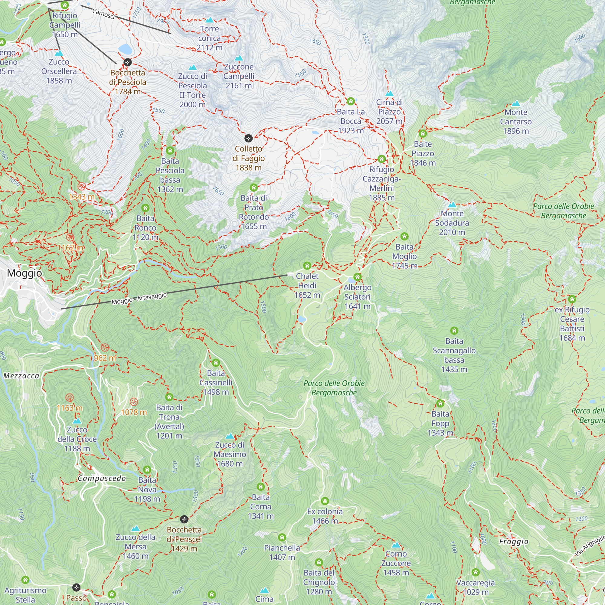 Ca' Rovellasca map