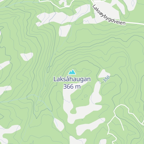 Map of Laksåhaugan