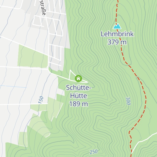 Map of Schütte-Hütte