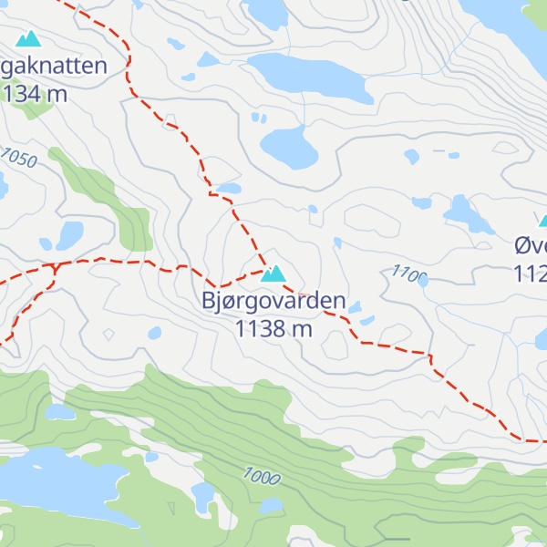 Map of Bjørgovarden