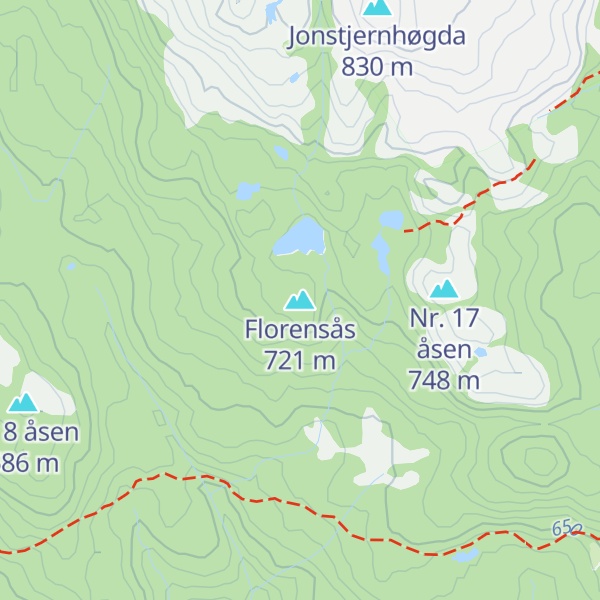 Map of Florensås