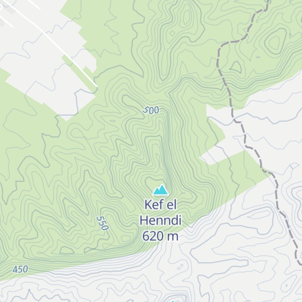 Map of Kef Ennsoura