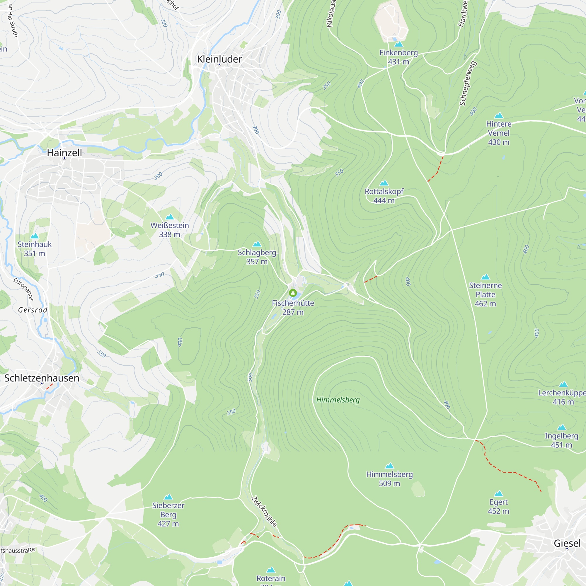 Fischerhütte map