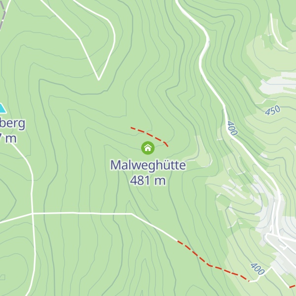 Map of Malweghütte