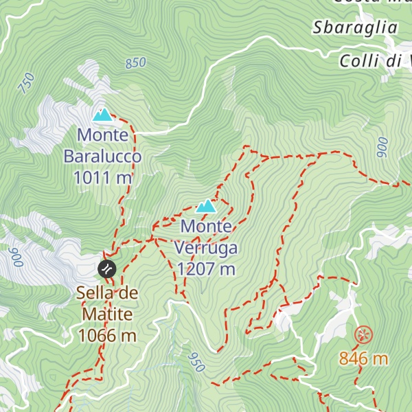 Map of Monte Verruga