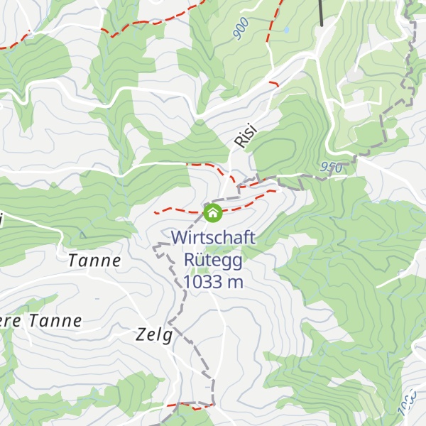 Map of Wirtschaft Rütegg